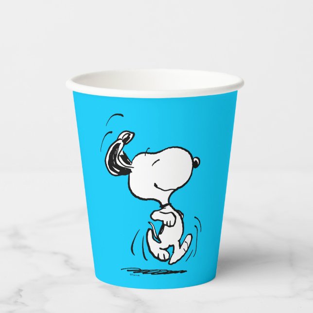 Peanuts | Snoopy Happy Dance Paper Cups (Front)