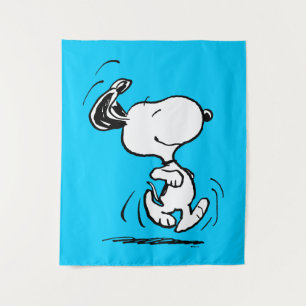 Peanuts   Snoopy Happy Dance Tapestry