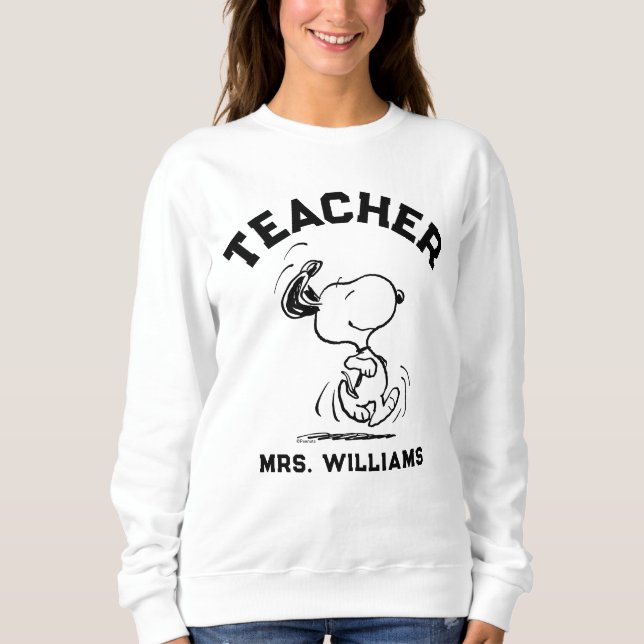 Peanuts | Snoopy Happy Dance Teacher Sweatshirt (Front)