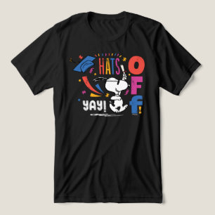 Peanuts Snoopy Hats Off To You Graduation Congrats Tri-Blend Shirt