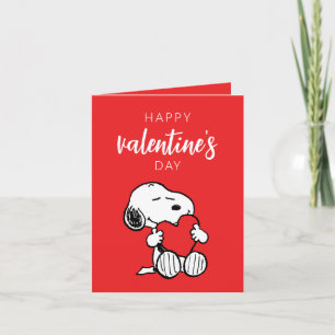Peanuts Snoopy Heart Hug Card