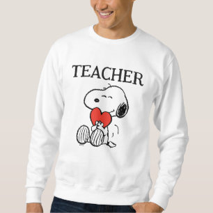 Peanuts   Snoopy Heart Hug Teacher Sweatshirt