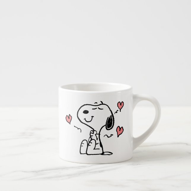 Peanuts | Snoopy Hearts Espresso Cup (Right)