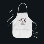 Peanuts | Snoopy Hearts Kids Apron<br><div class="desc">Check out this fun Peanuts design featuring Snoopy.</div>