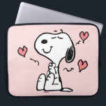 Peanuts | Snoopy Hearts Laptop Sleeve<br><div class="desc">Check out this fun Peanuts design featuring Snoopy.</div>