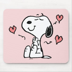 Peanuts   Snoopy Hearts Mouse Pad