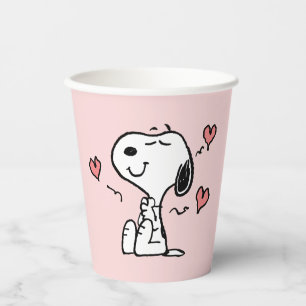 Peanuts Snoopy Hearts Paper Cups