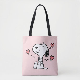 Peanuts   Snoopy Hearts Tote Bag