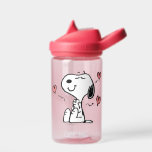 Peanuts | Snoopy Hearts Water Bottle<br><div class="desc">Check out this fun Peanuts design featuring Snoopy.</div>