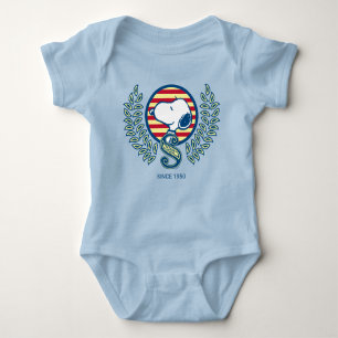Peanuts Snoopy Heraldry Baby Bodysuit