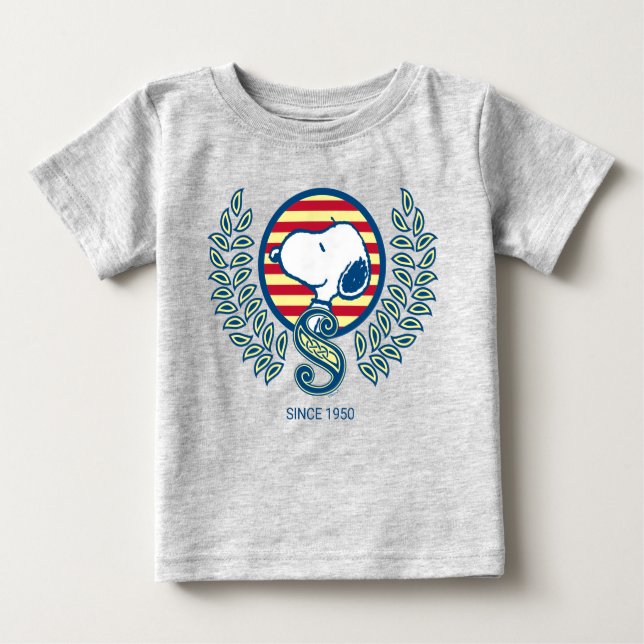 Peanuts | Snoopy Heraldry Baby T-Shirt (Front)