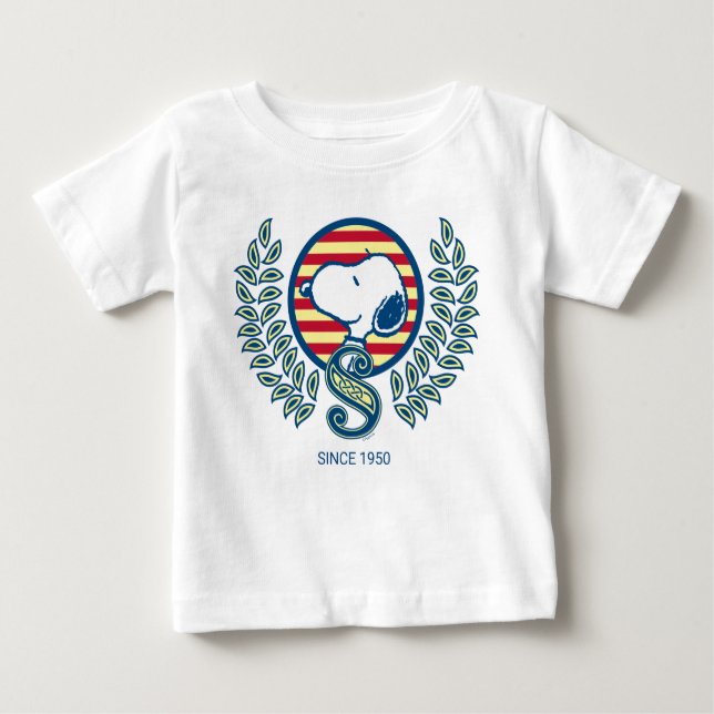 Peanuts | Snoopy Heraldry Baby T-Shirt (Front)