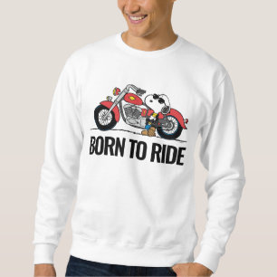 Peanuts Snoopy & His Motorcycle Sweatshirt