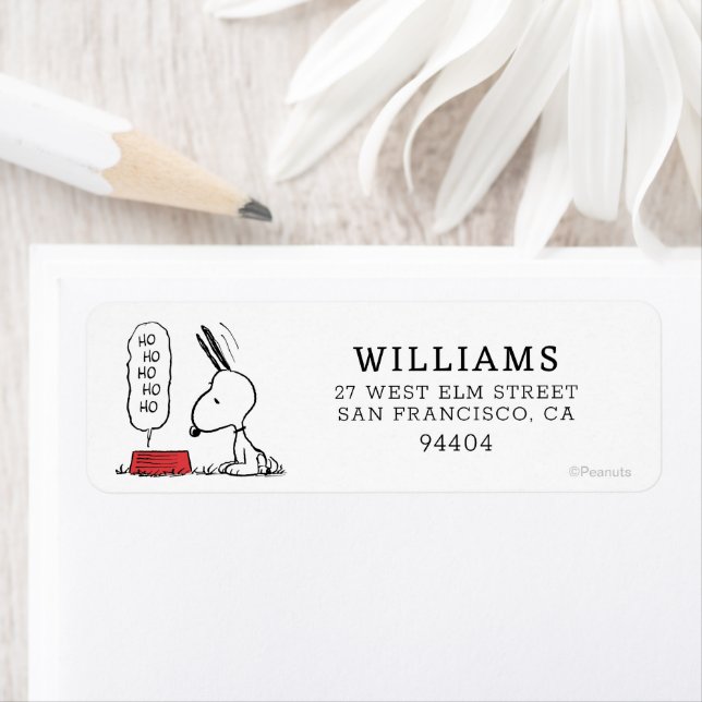 Peanuts | Snoopy Ho Ho Ho Food Dish (Insitu)