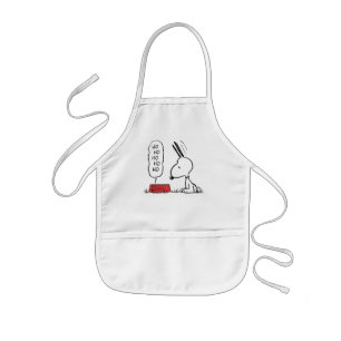 Peanuts Snoopy Ho Ho Ho Food Dish Kids Apron