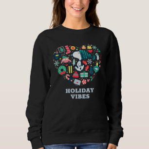 Peanuts Snoopy Holiday Happiness Heart Sweatshirt
