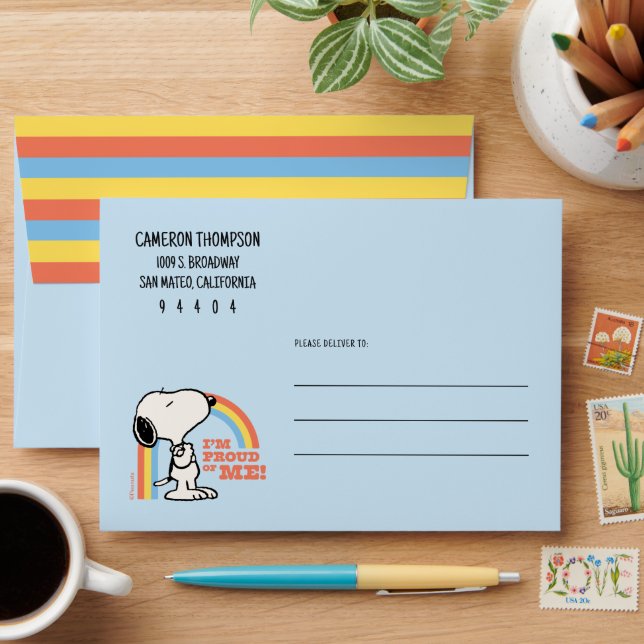 Peanuts | Snoopy I'm Proud of Me Envelope (Desk)