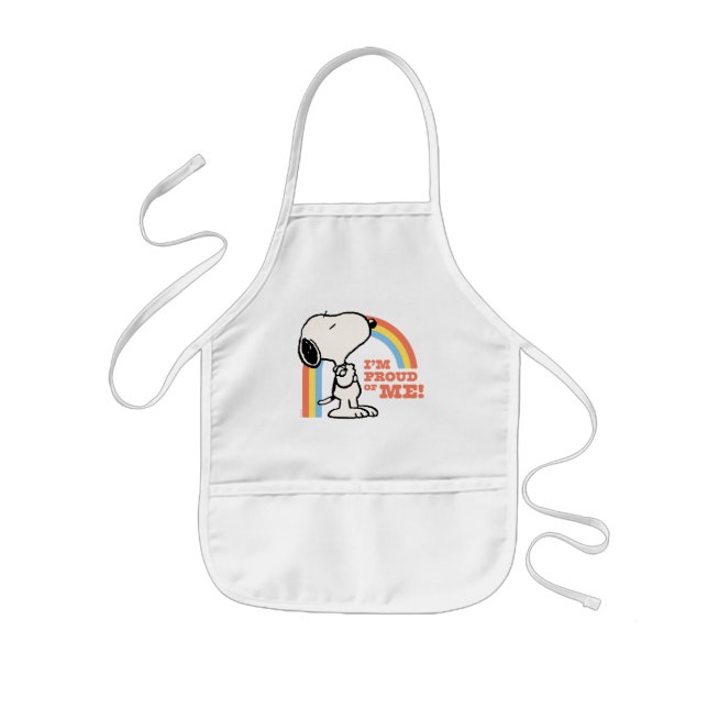 Peanuts | Snoopy I'm Proud of Me Kids Apron (Front)