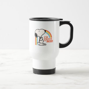 Peanuts Snoopy I'm Proud of Me Travel Mug