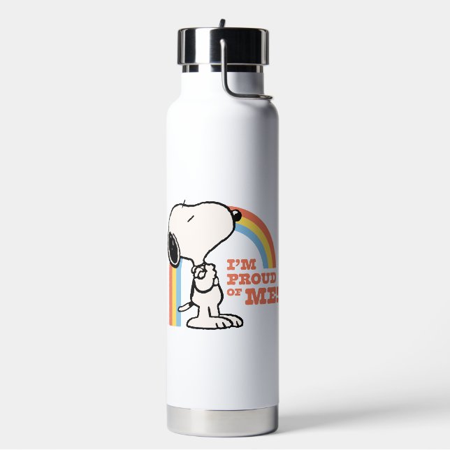 Peanuts | Snoopy I'm Proud of Me Water Bottle (Left)