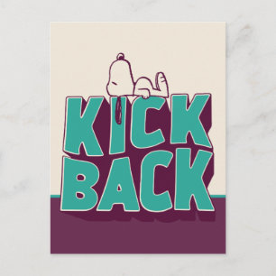 Peanuts   Snoopy Kickback Postcard