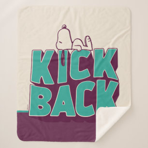 Peanuts   Snoopy Kickback Sherpa Blanket