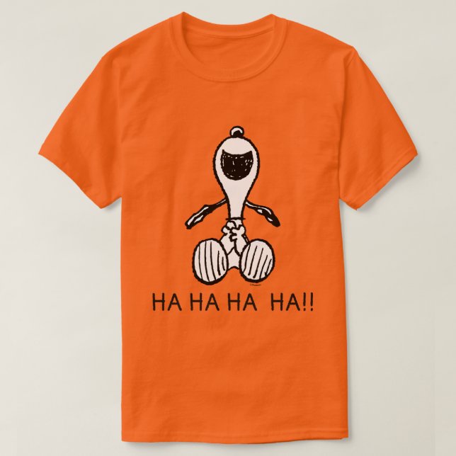 Peanuts | Snoopy Laughs T-Shirt (Design Front)