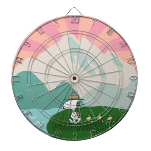 Peanuts   Snoopy Leader of the Pack Dartboard