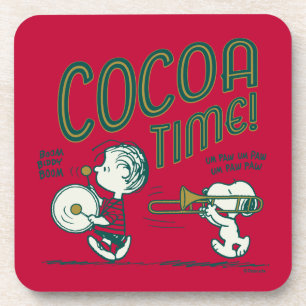 Peanuts   Snoopy & Linus Cocoa Time Coaster
