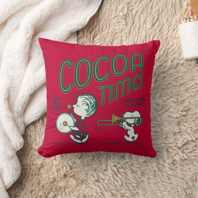 Peanuts | Snoopy & Linus Cocoa Time Cushion (Blanket)