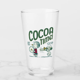 Peanuts   Snoopy & Linus Cocoa Time Glass