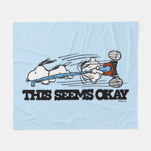 Peanuts   Snoopy & Linus Fleece Blanket