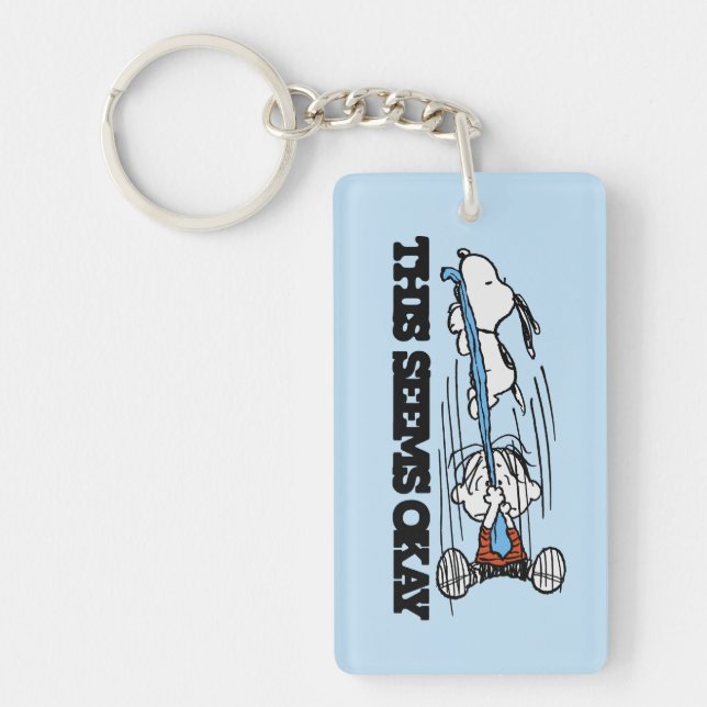 Peanuts | Snoopy & Linus Key Ring (Front)