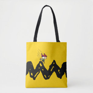 Peanuts   Snoopy & Linus Sled Ride Tote Bag