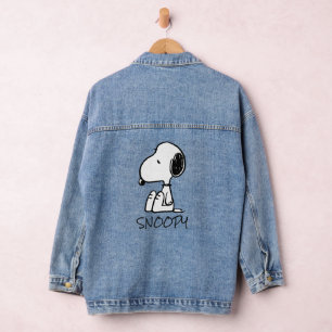 Peanuts Snoopy Looking Down Denim Jacket