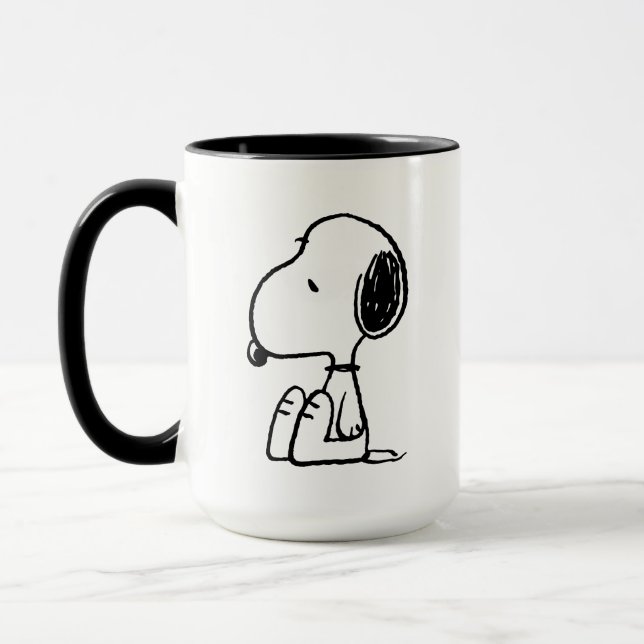 Peanuts | Snoopy Looking Down Mug (Left)