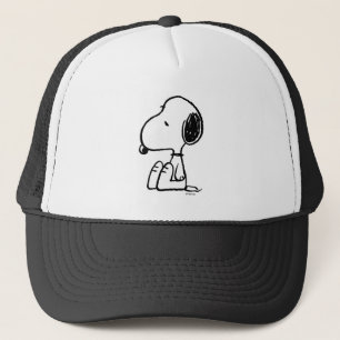 Peanuts Snoopy Looking Down Trucker Hat
