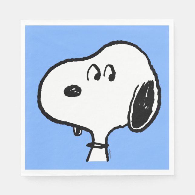 Peanuts | Snoopy Looks Napkin (Front)
