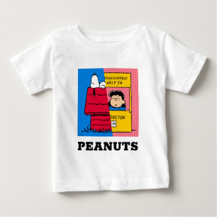 Peanuts Snoopy & Lucy Half & Half Baby T-Shirt