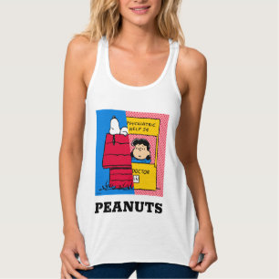 Peanuts Snoopy & Lucy Half & Half Singlet
