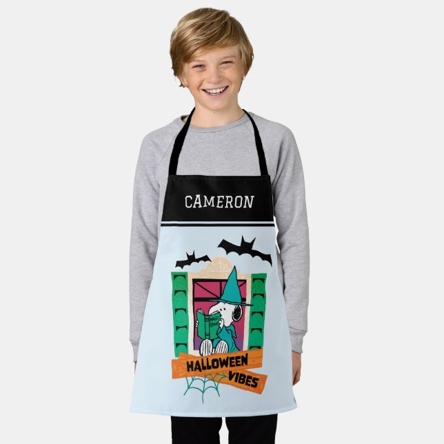 Peanuts Snoopy Magic Potions Halloween Apron (Worn)