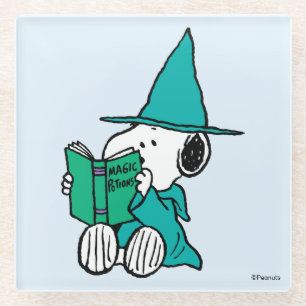 Peanuts Snoopy Magic Potions Halloween Glass Coaster