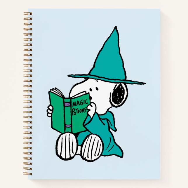 Peanuts Snoopy Magic Potions Halloween Notebook (Front)