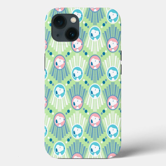 Peanuts | Snoopy Mint Green Deco Dreams Pattern Case-Mate iPhone Case (Back)