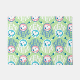 Peanuts   Snoopy Mint Green Deco Dreams Pattern Doormat