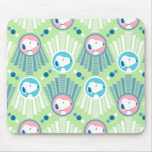 Peanuts   Snoopy Mint Green Deco Dreams Pattern Mouse Pad
