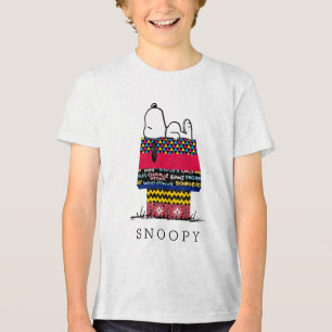 Peanuts   Snoopy Mixtape Doghouse Tri-Blend Shirt