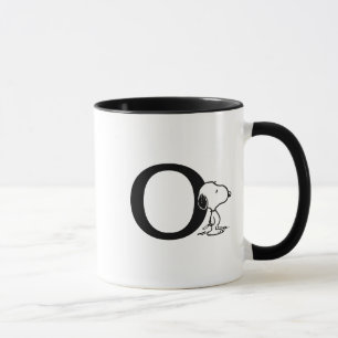Peanuts   Snoopy Monogram O Mug