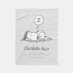 Peanuts   Snoopy Nap Baby Fleece Blanket