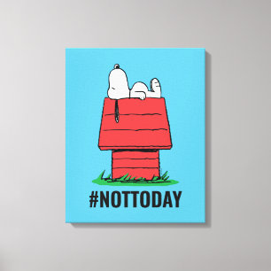 Peanuts   Snoopy Napping Canvas Print